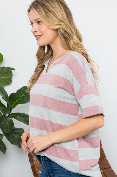 STRIPE BASIC TOP