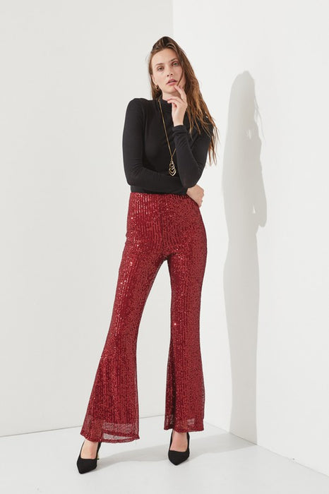 HIGHWAIST SEQUIN PANTS KRP3080