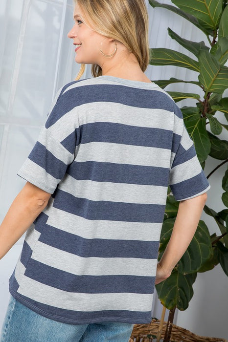 STRIPE BASIC TOP