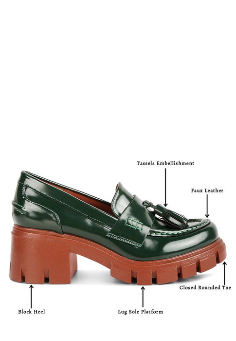 Jonah Tassels Detail Chunky Loafers