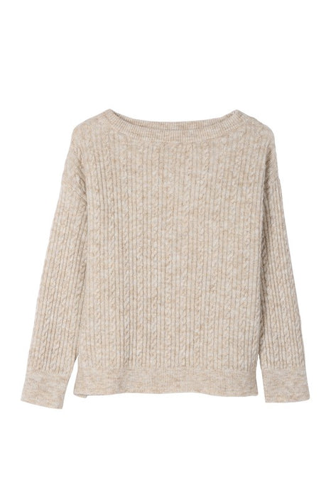 Oversize cable sweater