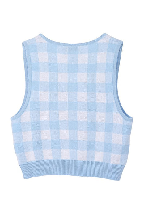 SL Gingham pattern other top