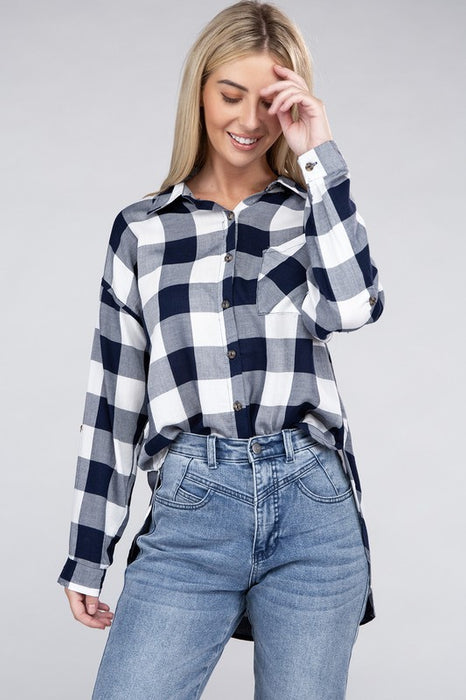 Classic Plaid Flannel Shirt