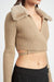 V NECK CARDIGAN WITH FUR COLLAR - E2G World